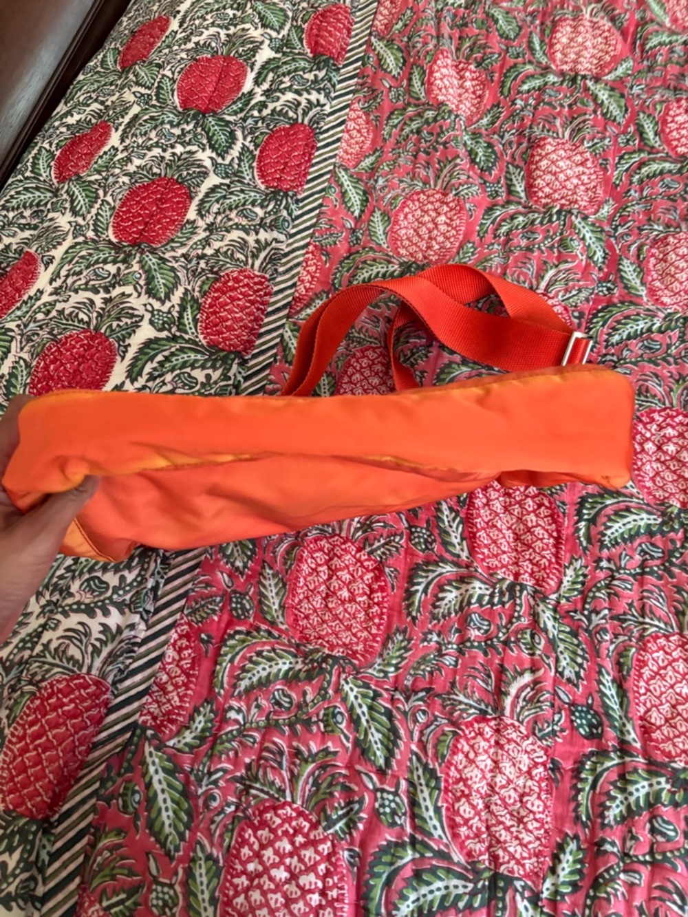 Prada Vibrant Orange Nylon Crossbody with Silver-Tone Logo - Picture 6 of 14